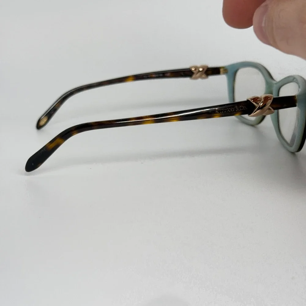 Tiffany & Co TF 2181-B 8246 Tortoise Blue Paloma Picasso Eyeglasses‎ 52-16 21814